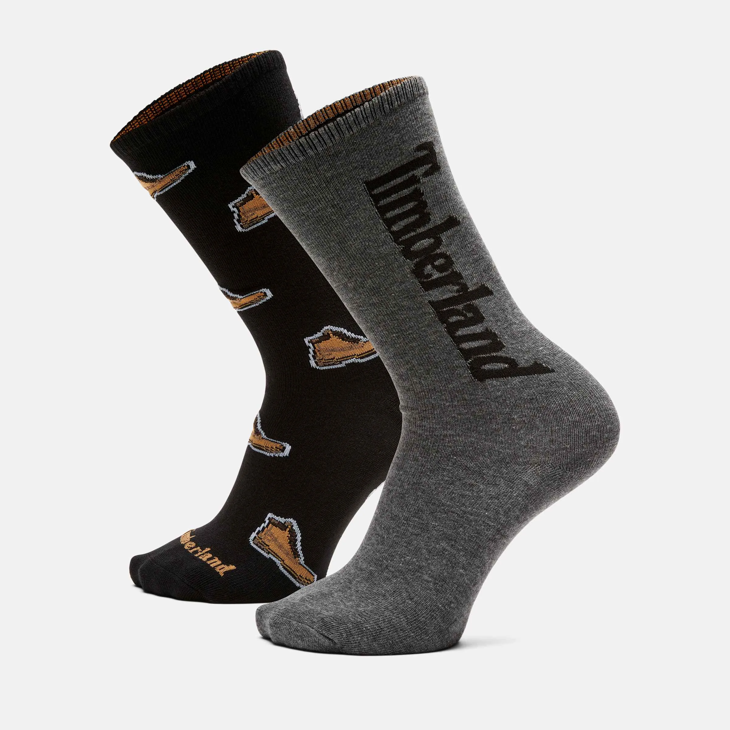 2-Pack Timberland All Over Print Crew Sock