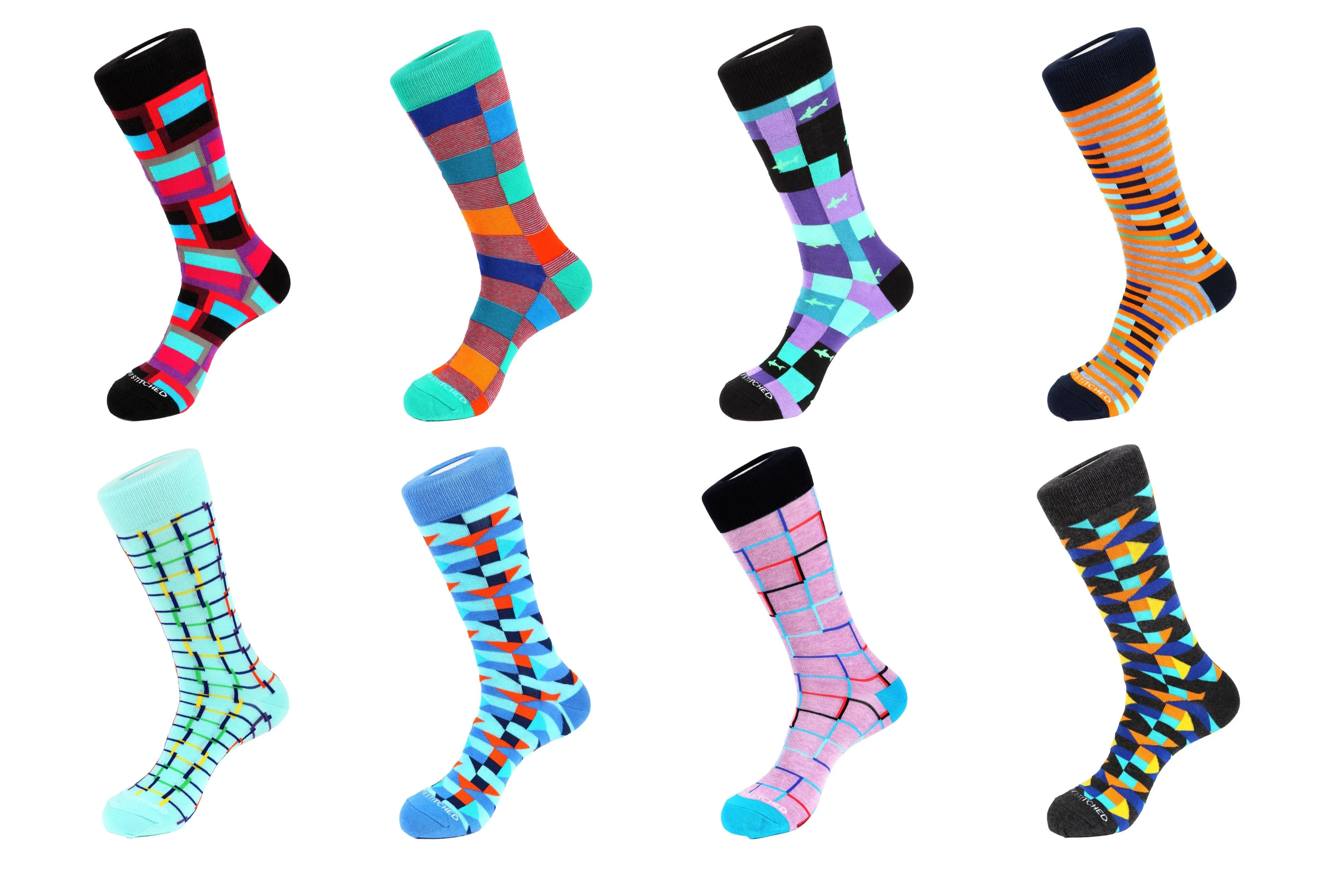 8 Pair Combo Pack Socks