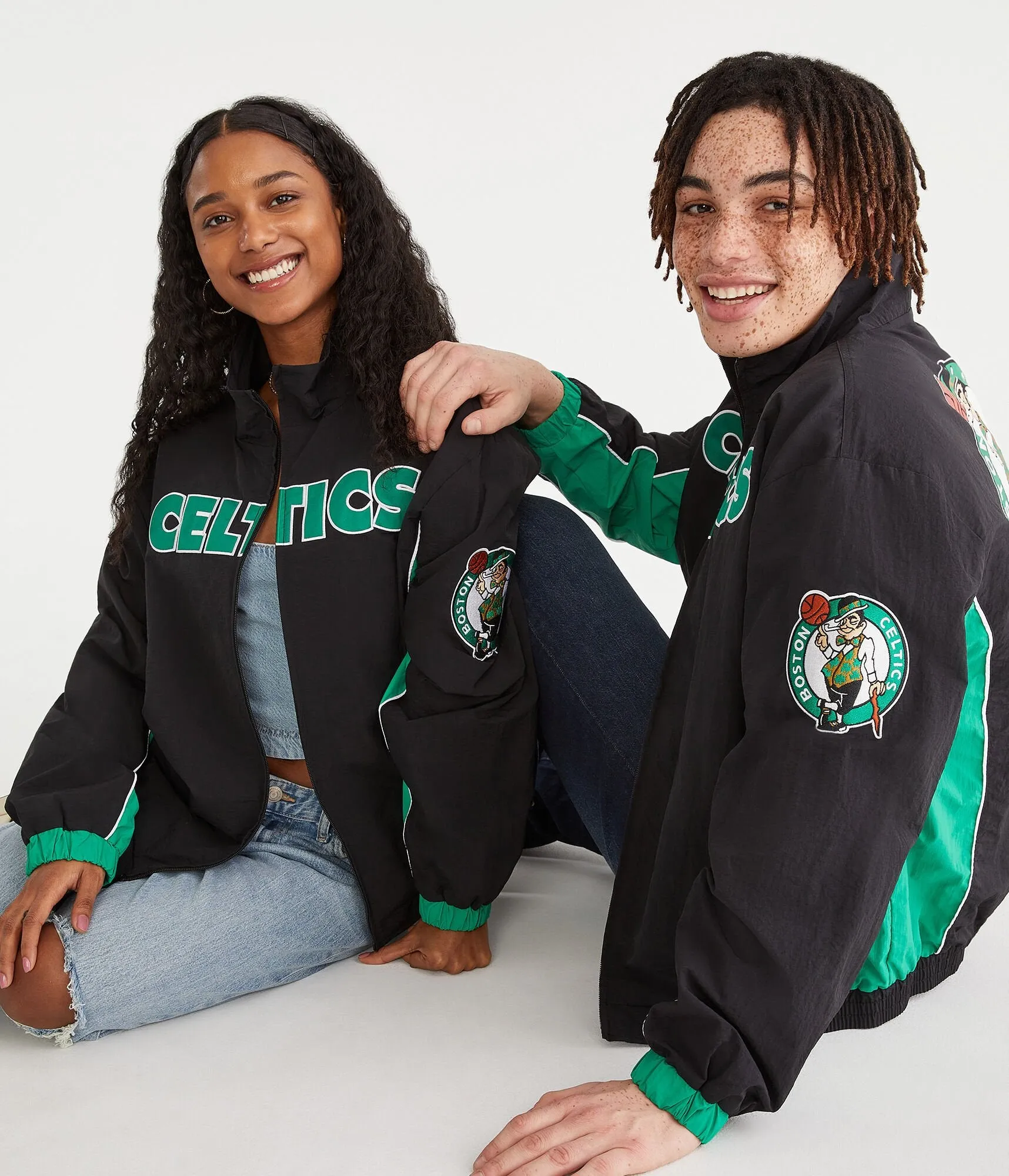 Aeropostale Boston Celtics Full-Zip Track Jacket