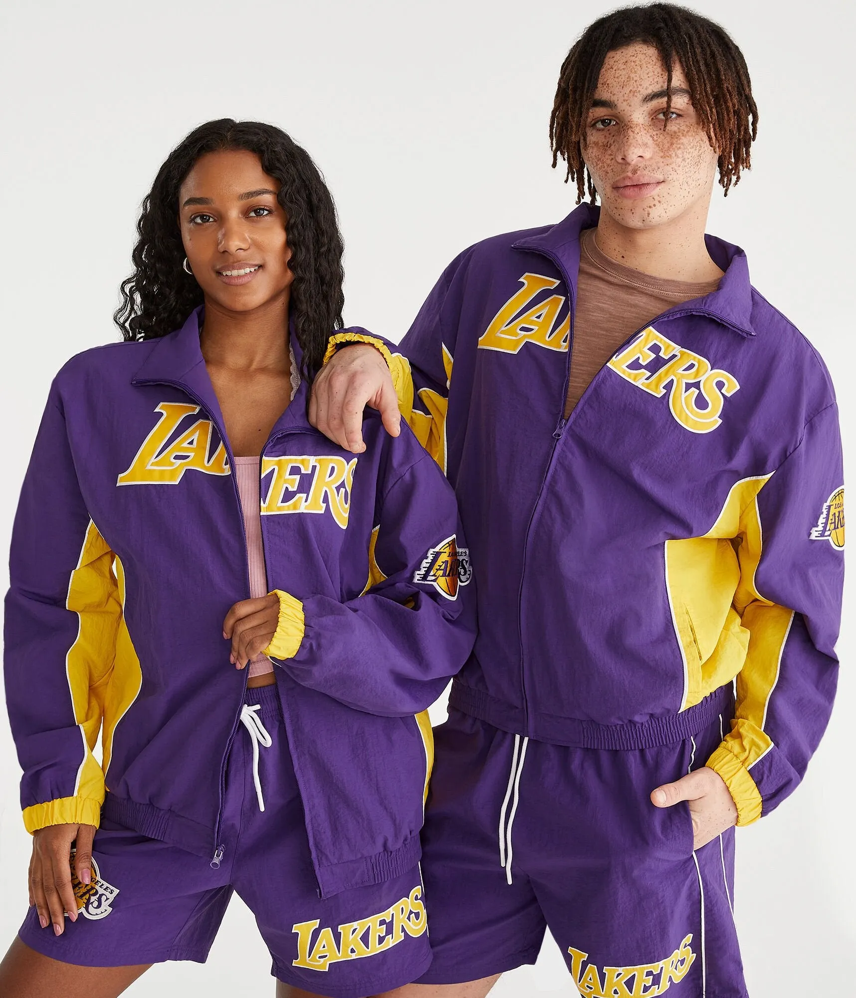 Aeropostale Los Angeles Lakers Full-Zip Track Jacket