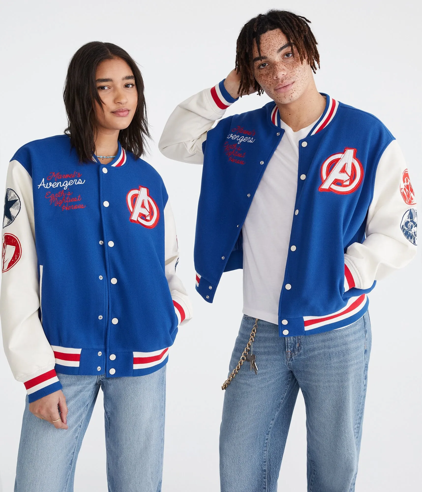 Aeropostale Marvel | The Avengers Varsity Bomber Jacket