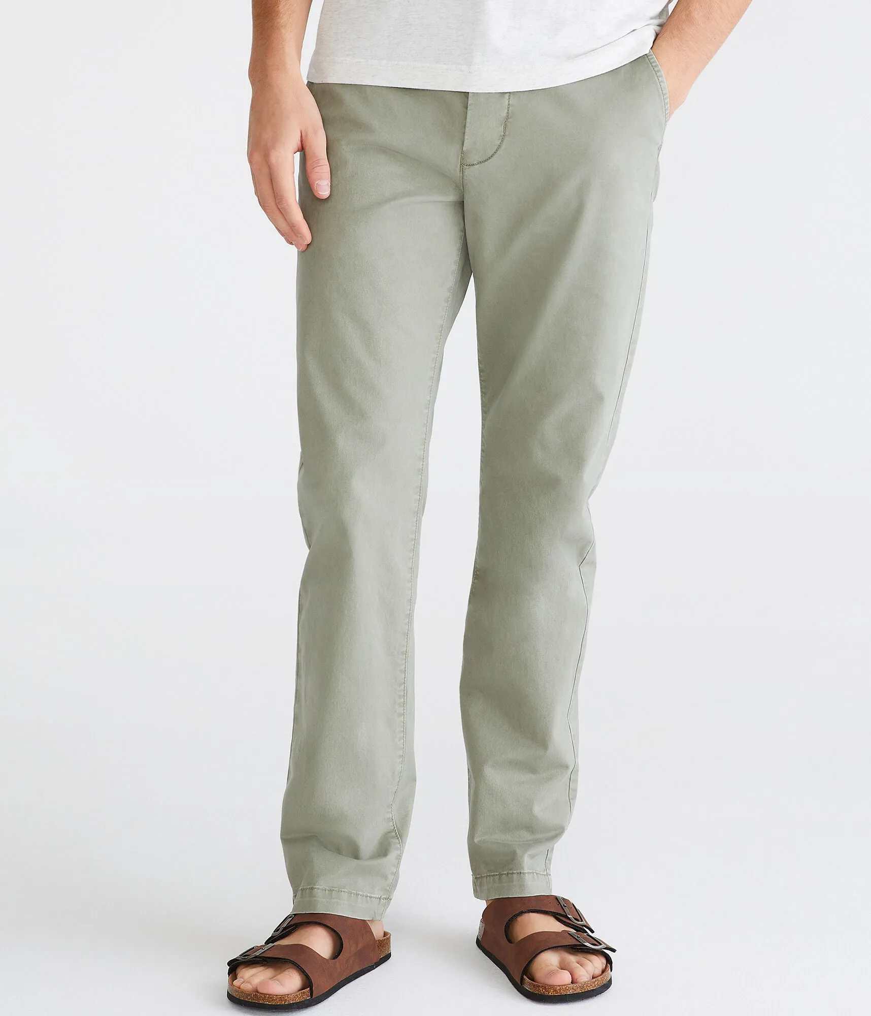 Aeropostale Men's Slim Straight Stretch Chinos