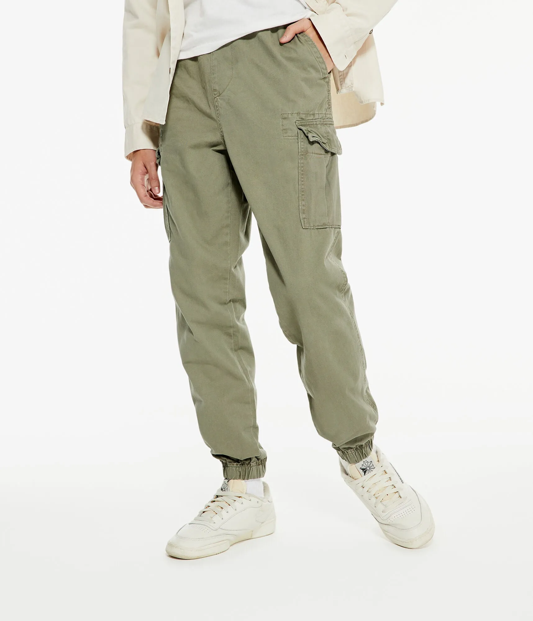 Aeropostale Men's Twill Cargo Joggers