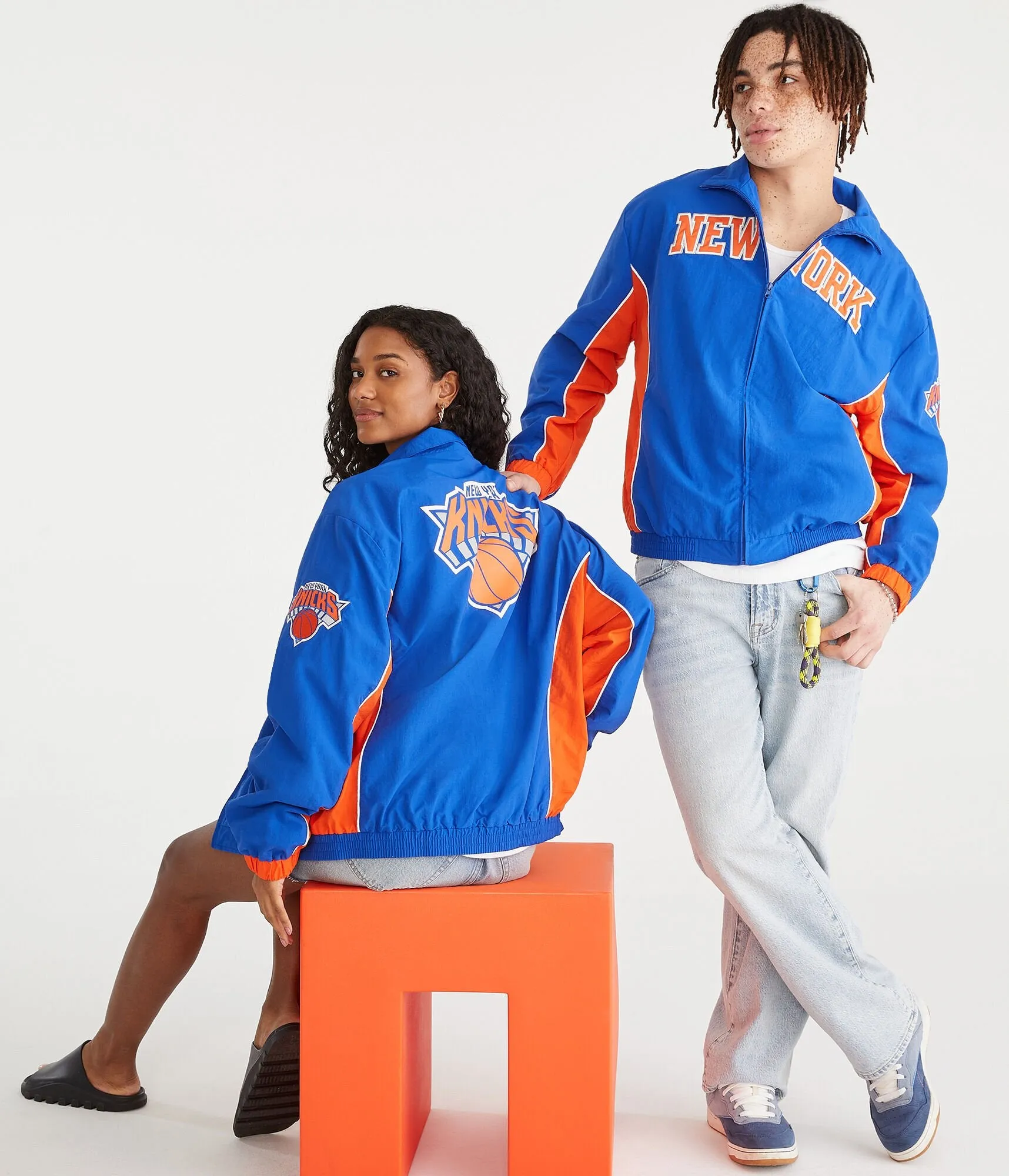 Aeropostale New York Knicks Full-Zip Track Jacket