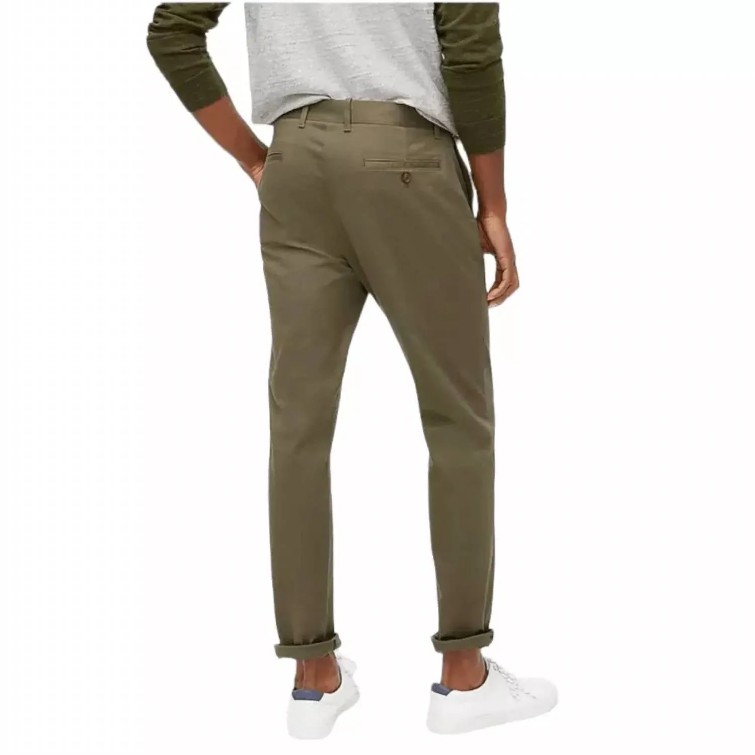 Athletic Slim-Fit Chino Pant In Green