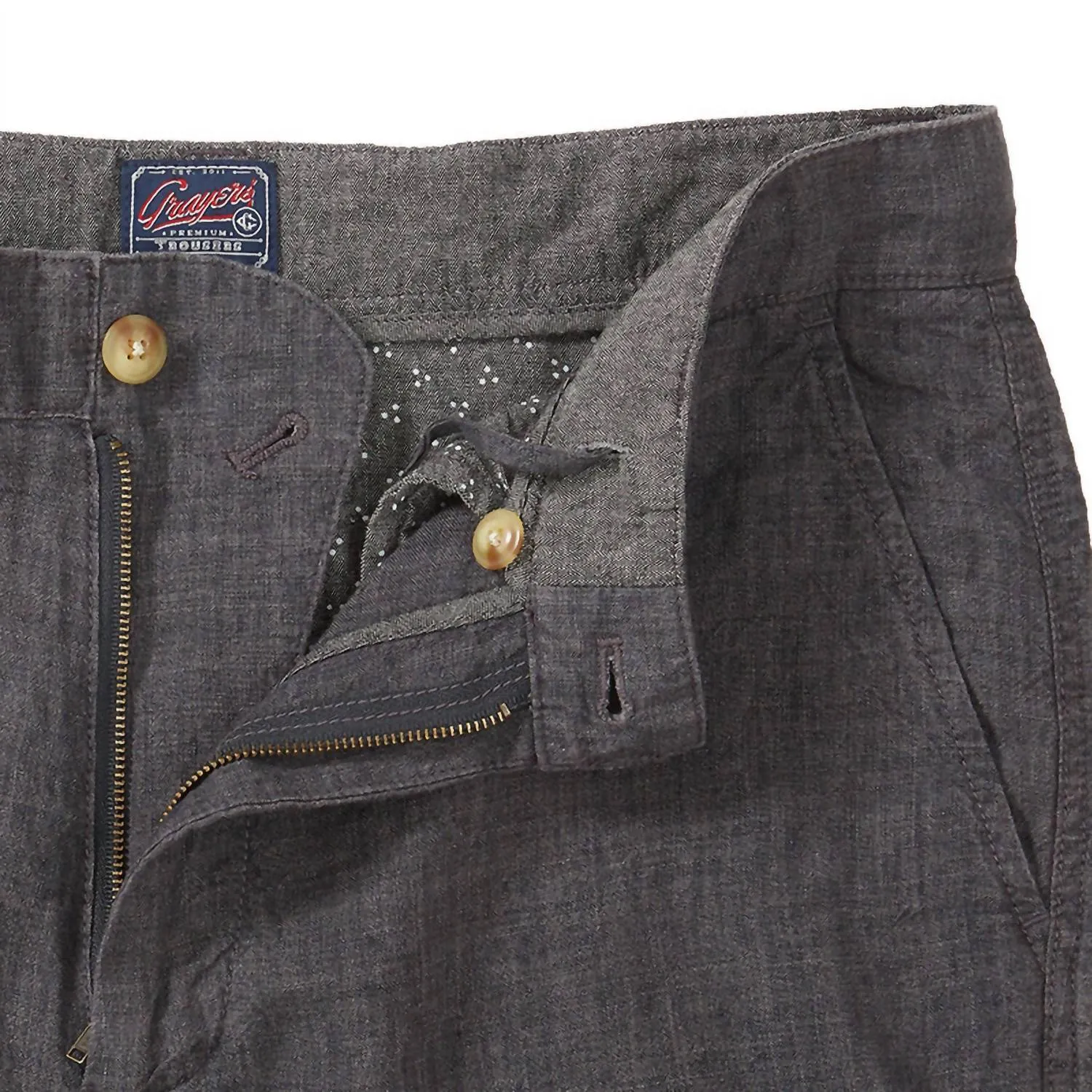 Aventura Washed Linen Shorts In Charcoal