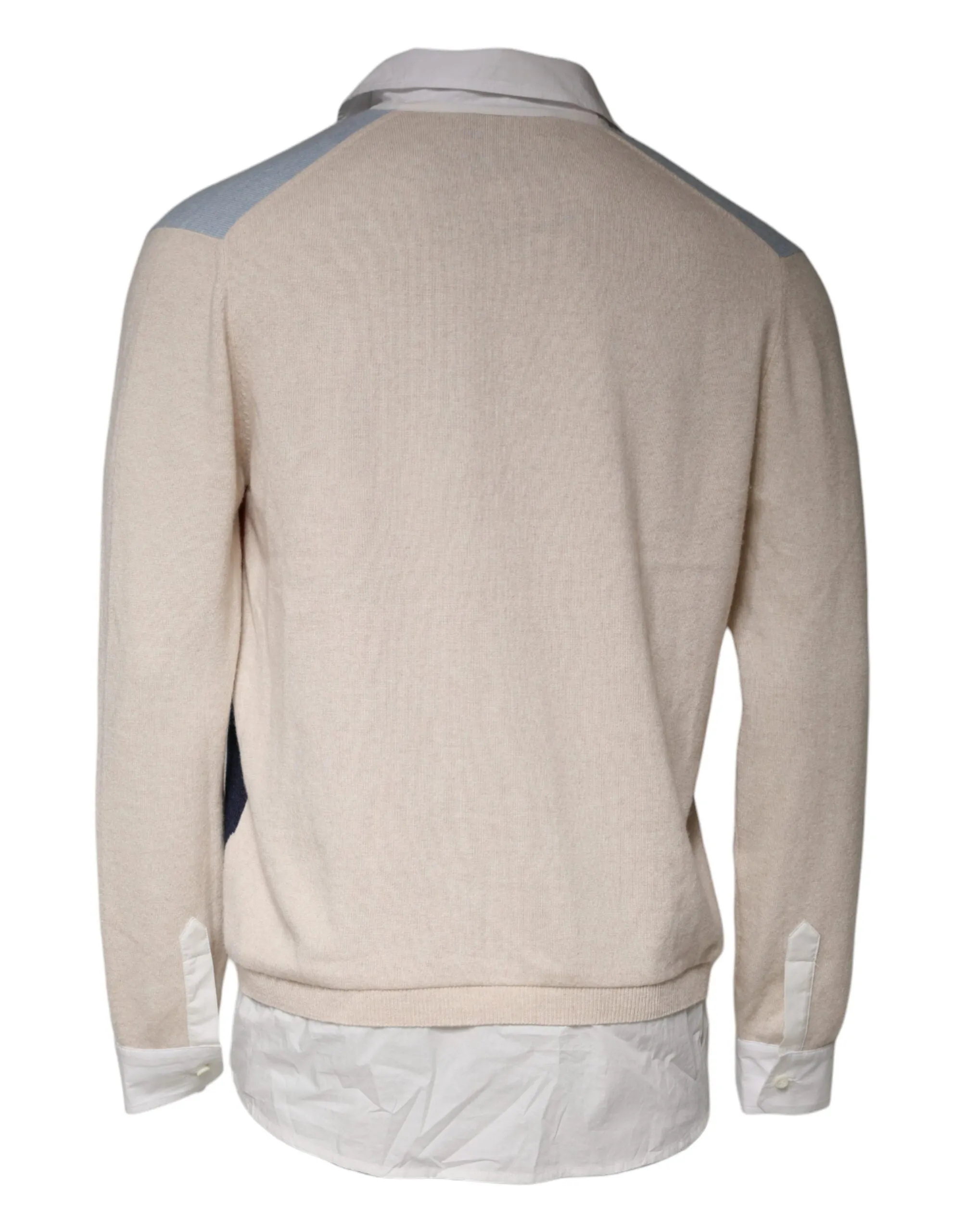 Ballantyne multi Patterned Colla Long Sleeves Pullover Men's Sweater (Pre-Owned)