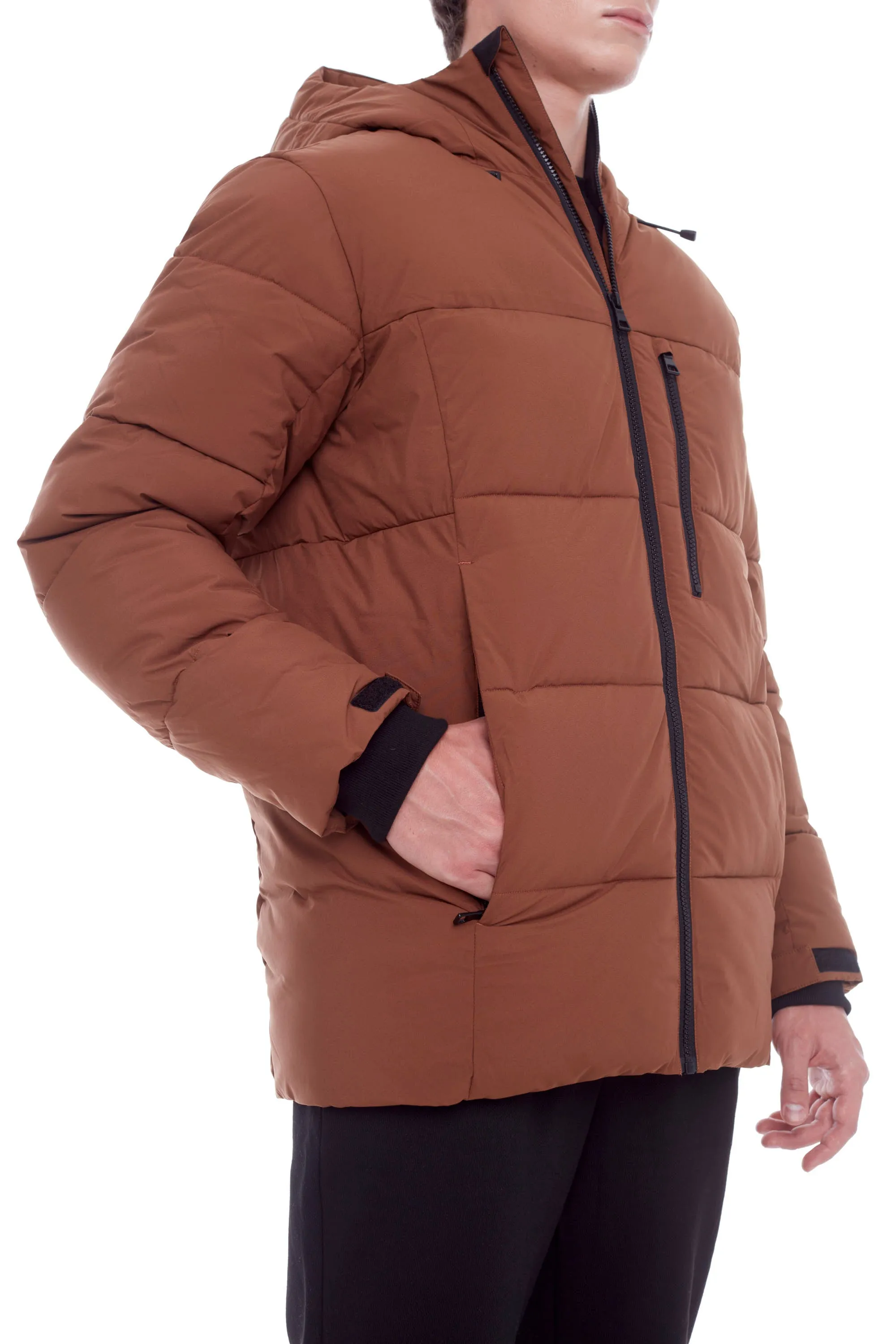 BANFF | MEN'S VEGAN DOWN (RECYCLED) MID-WEIGHT QUILTED PUFFER JACKET