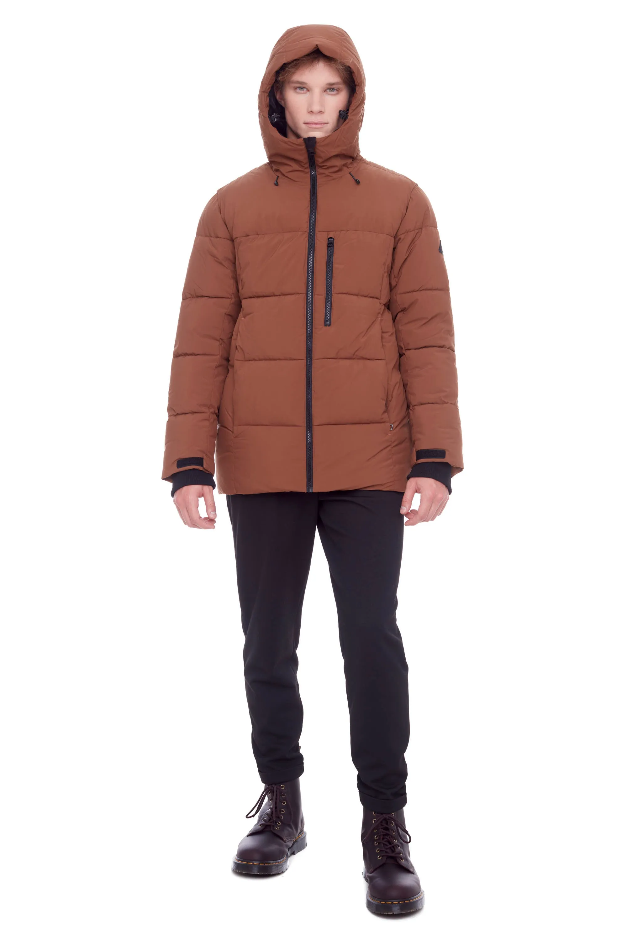 BANFF | MEN'S VEGAN DOWN (RECYCLED) MID-WEIGHT QUILTED PUFFER JACKET