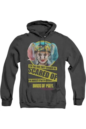 Birds Of Prey Scared Of Adult Heather Hoodie / Hooded Sweatshirt