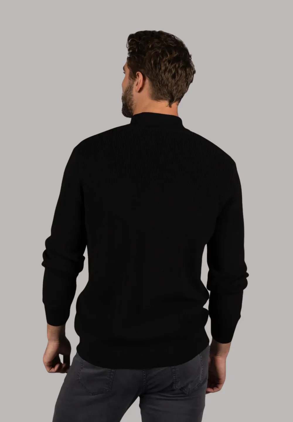 Black Quarter Zip