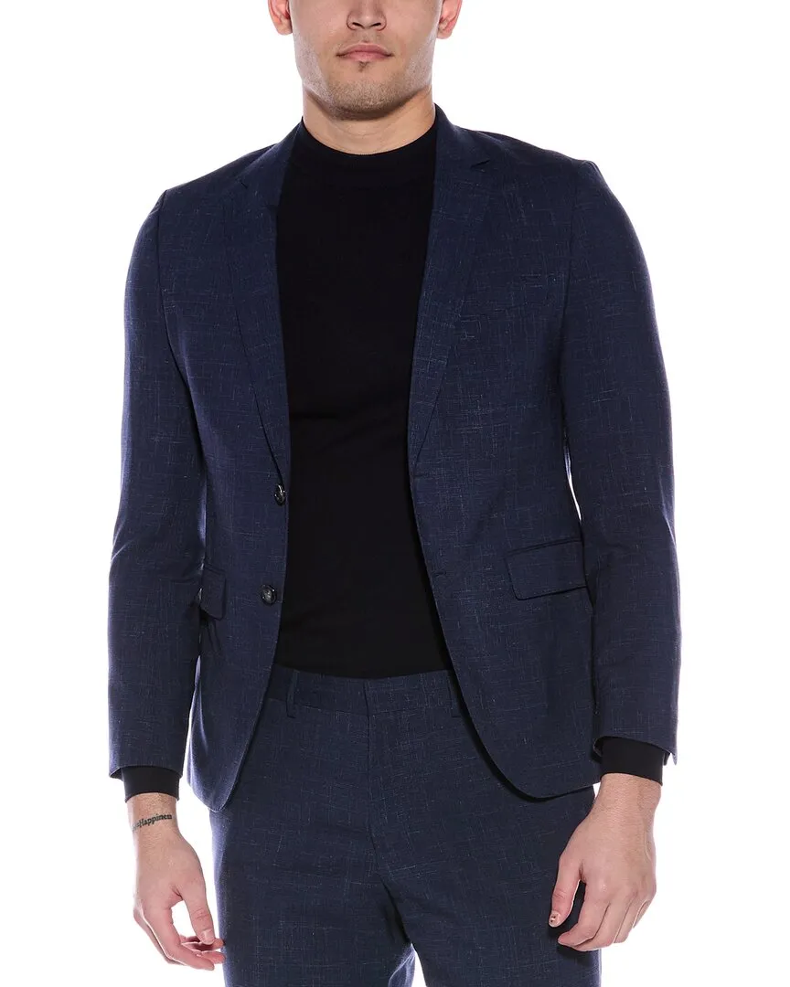 BOSS Hugo Boss Slim Fit Wool & Linen-Blend Jacket