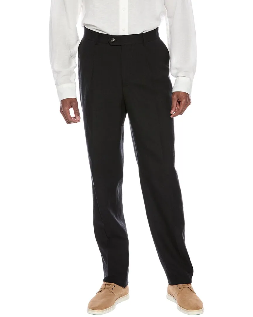 Brunello Cucinelli Linen & Wool-Blend Pant