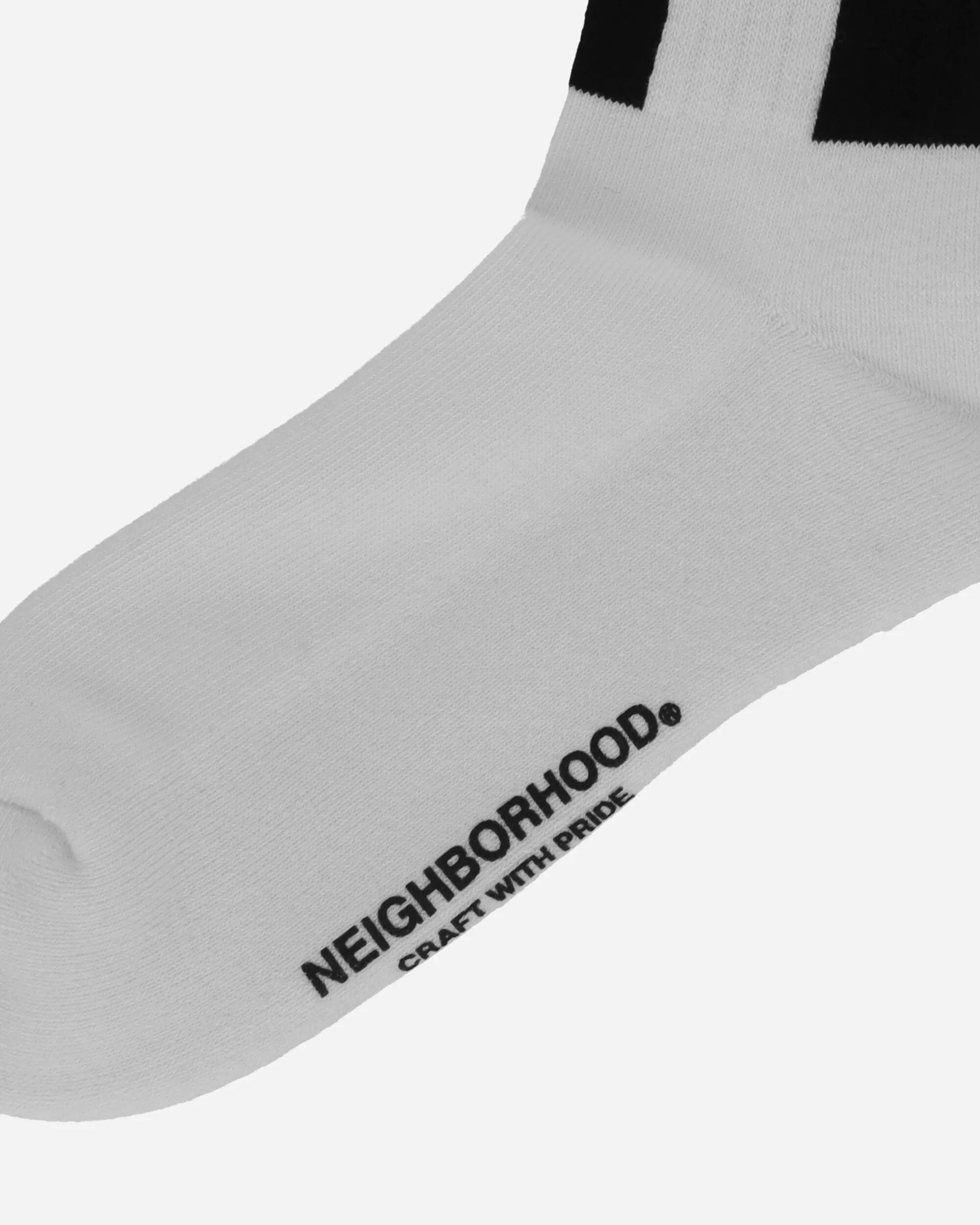 Checker Socks White
