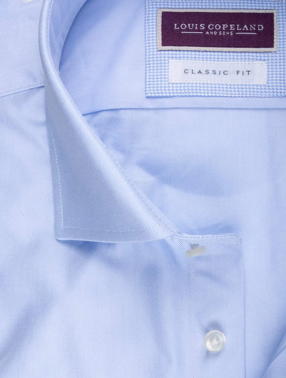 Classic Fit Thomas Mason Blue
