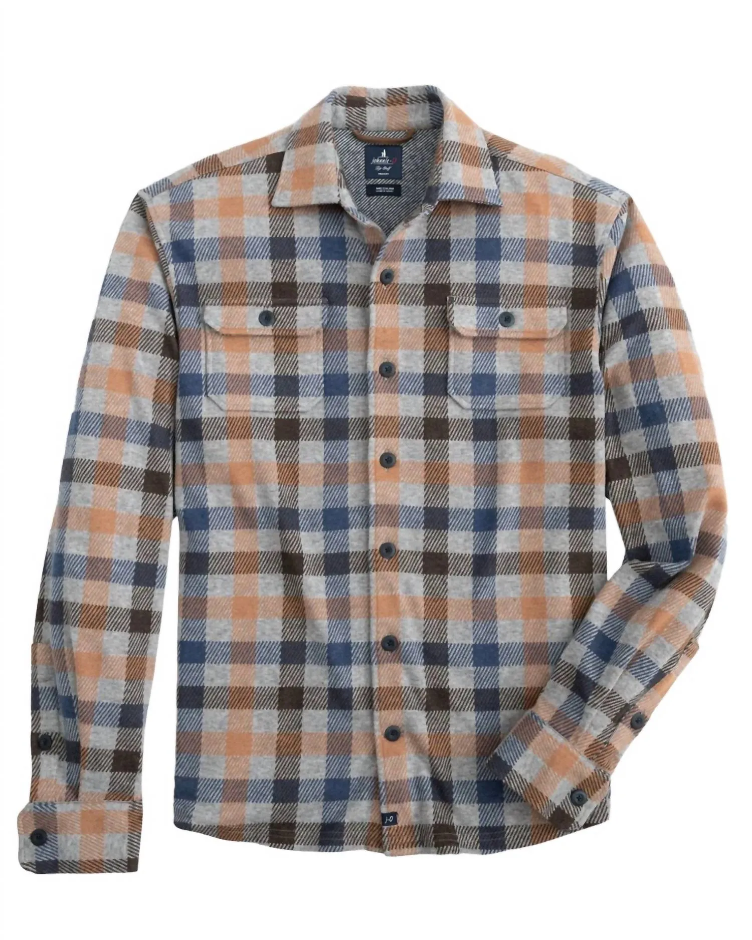 Coggins Shirt Jacket In Light Gray