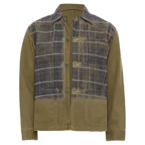Comme Des Garcons Tricot Check Degrade Overshirt