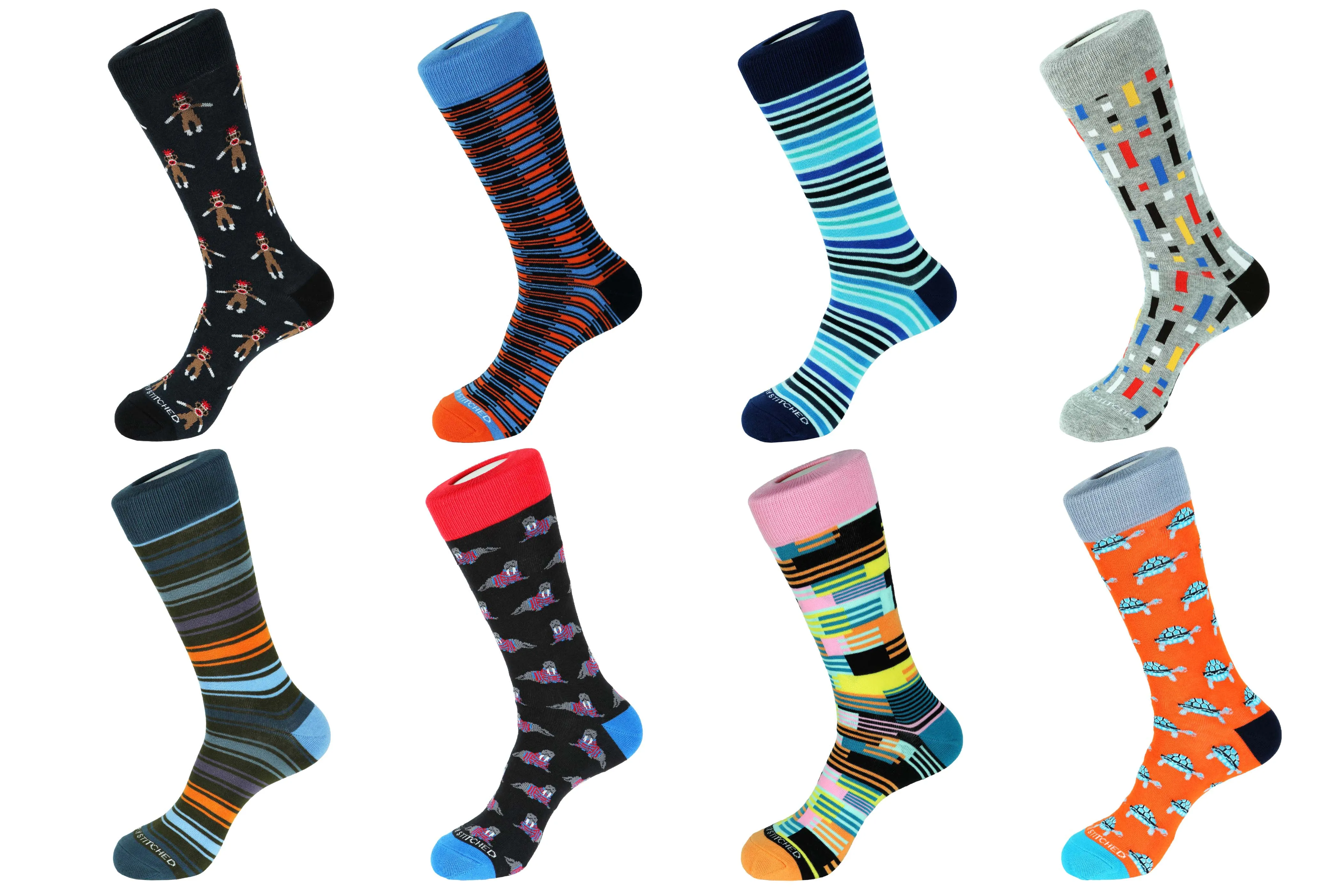 CREW SOCK 8 PACK 80010