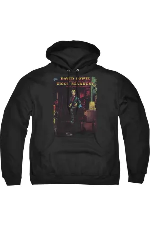 David Bowie Ziggy Stardust Album Adult Pull Over Hoodie