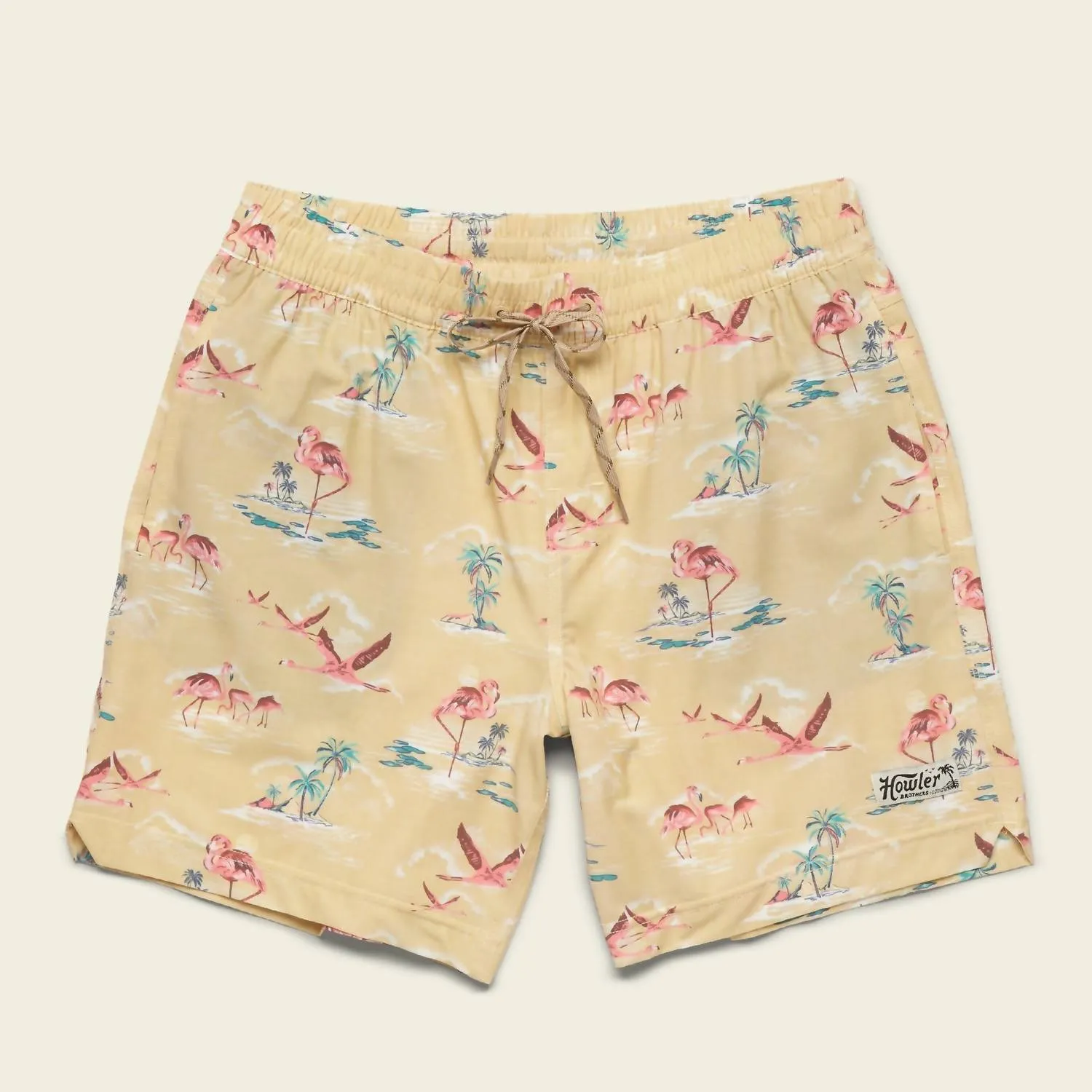 Deep Set Boardshorts In Flamingo Flamboyance