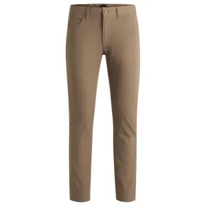 Delaware slim-fit trousers in performance-stretch fabric