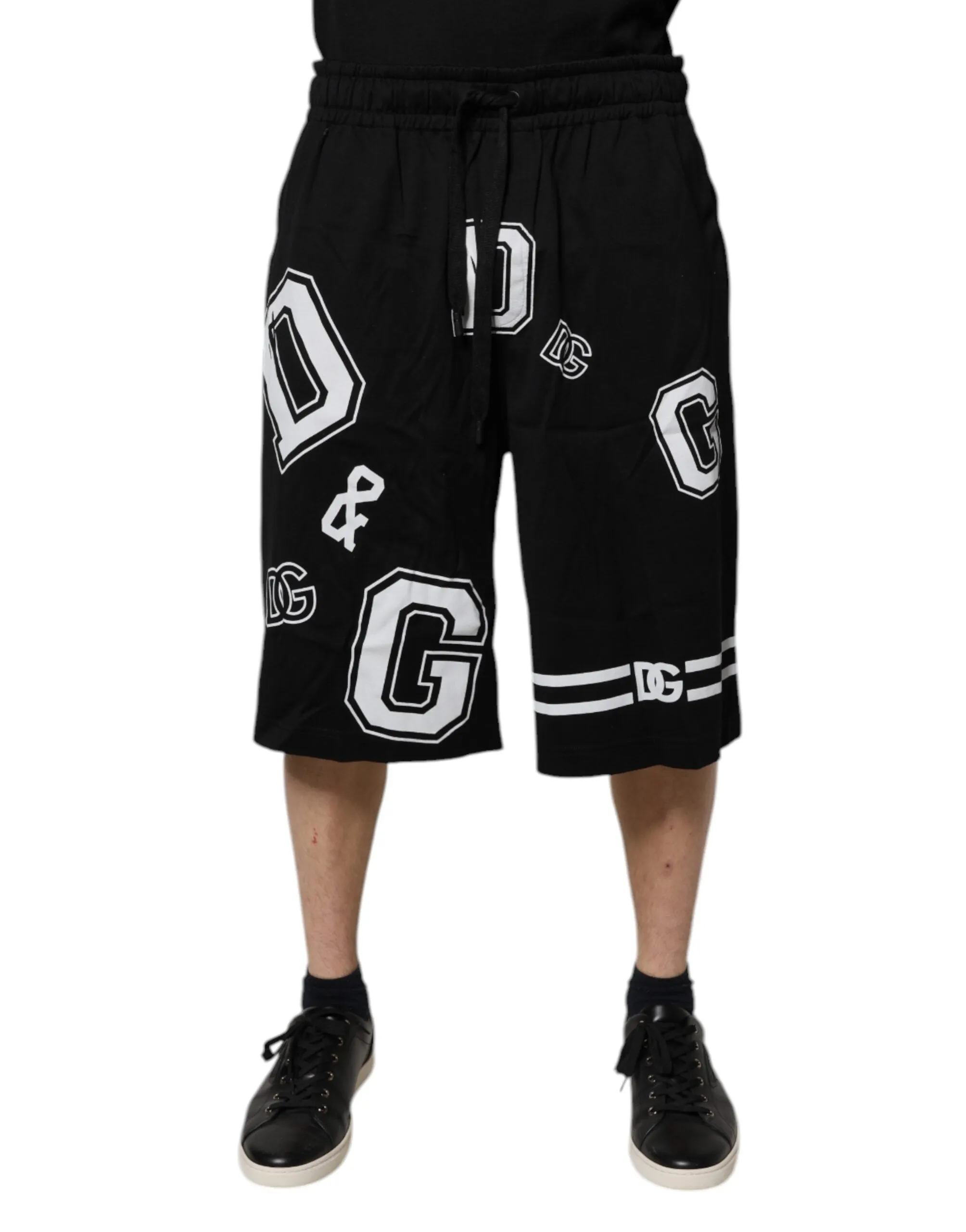 Dolce & Gabbana Logo Cotton Bermuda SweatMen's Men's Shorts (Pre-Owned)