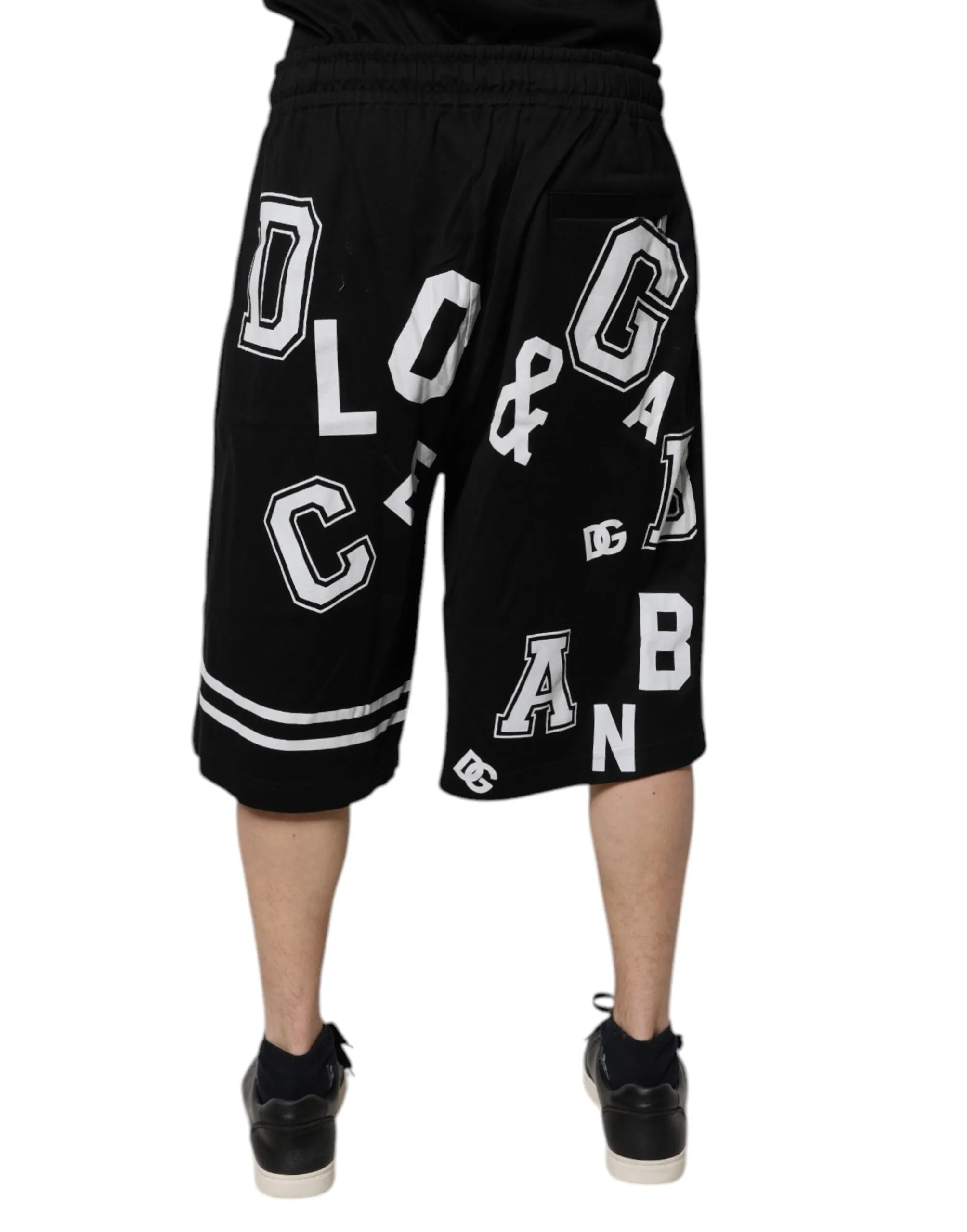 Dolce & Gabbana Logo Cotton Bermuda SweatMen's Men's Shorts (Pre-Owned)
