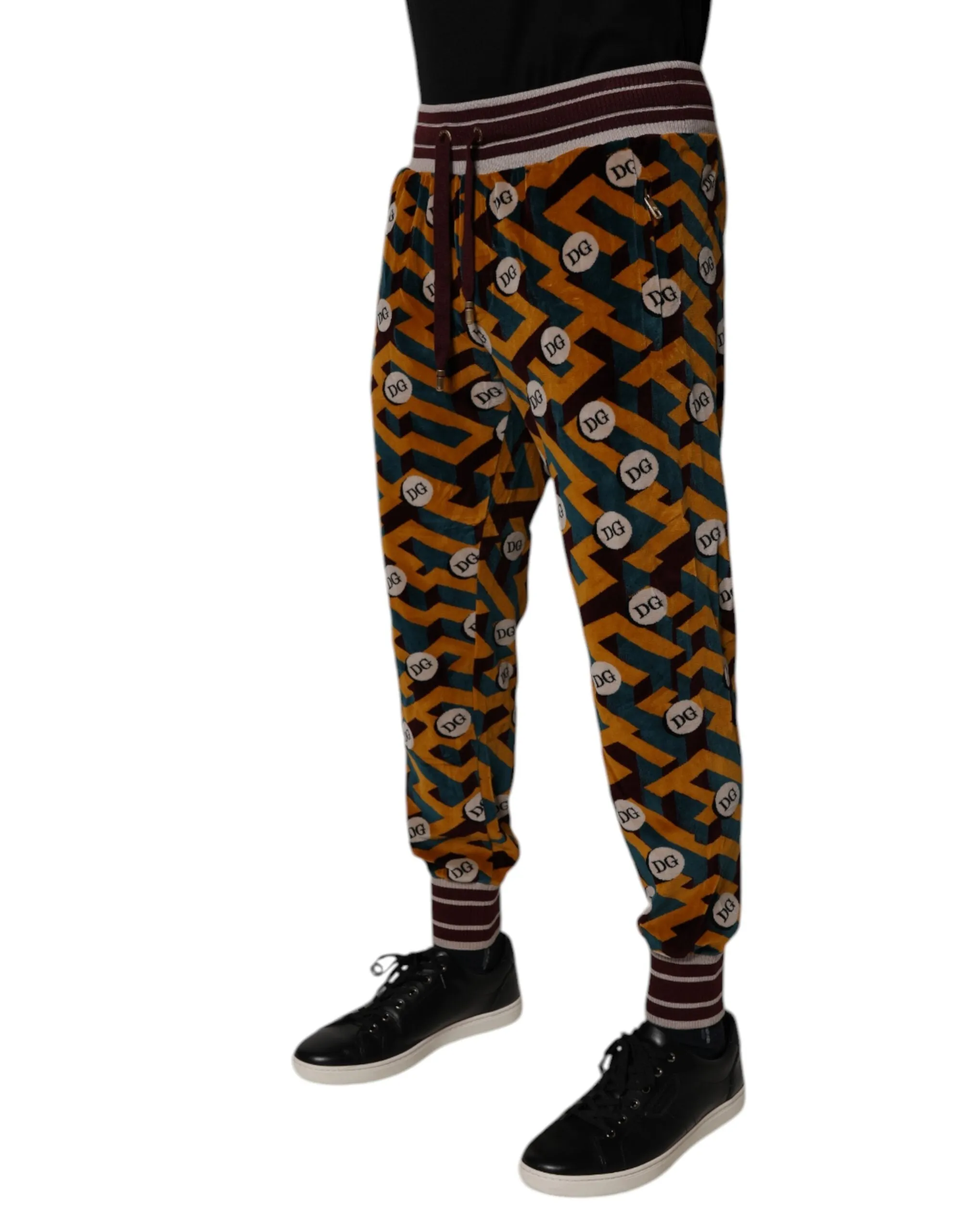 Dolce & Gabbana Sizzling  Cotton Blend Jogger Men's Pants