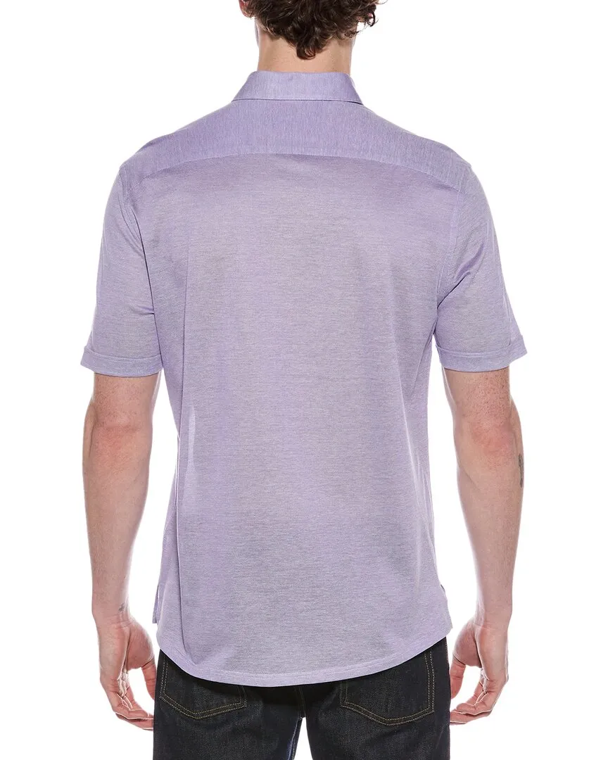 Eton Contemporary Fit Oxford Pique Shirt