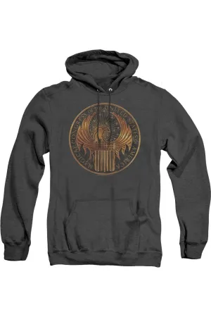 Fantastic Beasts Magical Congress Crest Adult Heather Hoodie / Hooded Sweatshirt