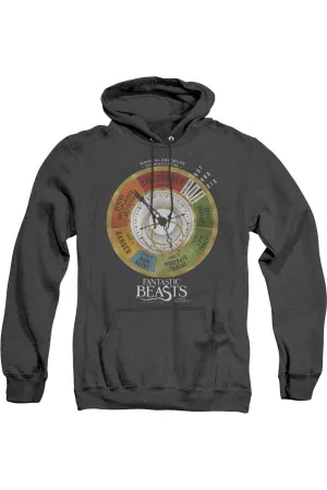 Fantastic Beasts Threat Gauge Adult Heather Hoodie / Hooded Sweatshirt