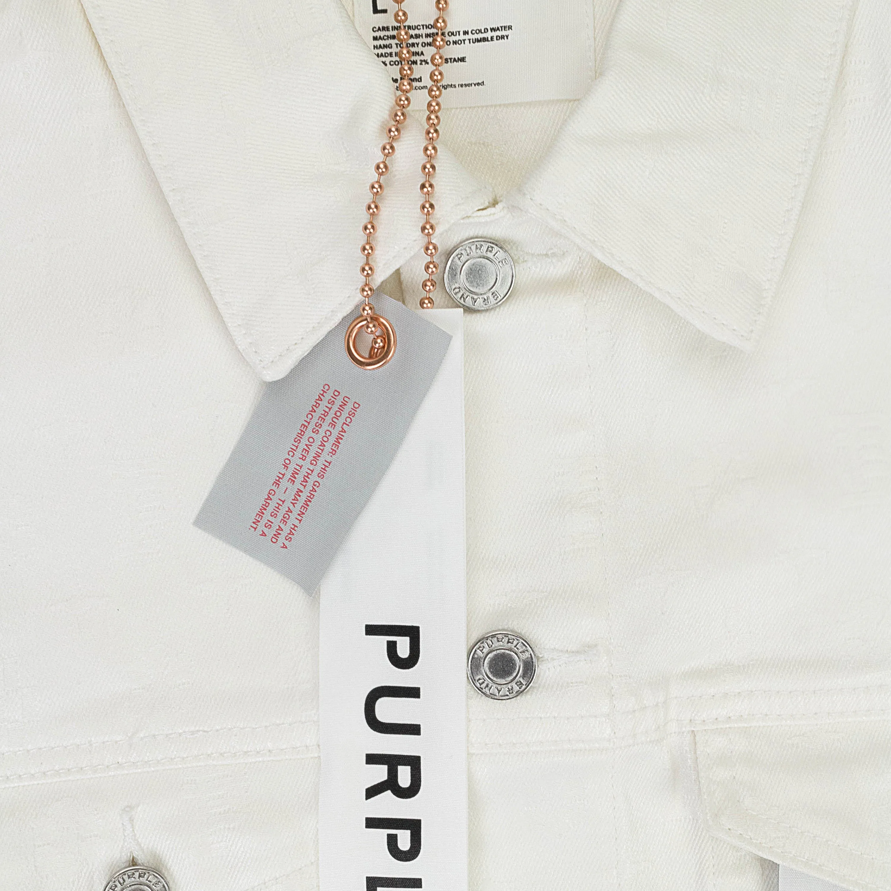 FILM MONOGRAM JACQUARD TRUCKER White DENIM JACKETS