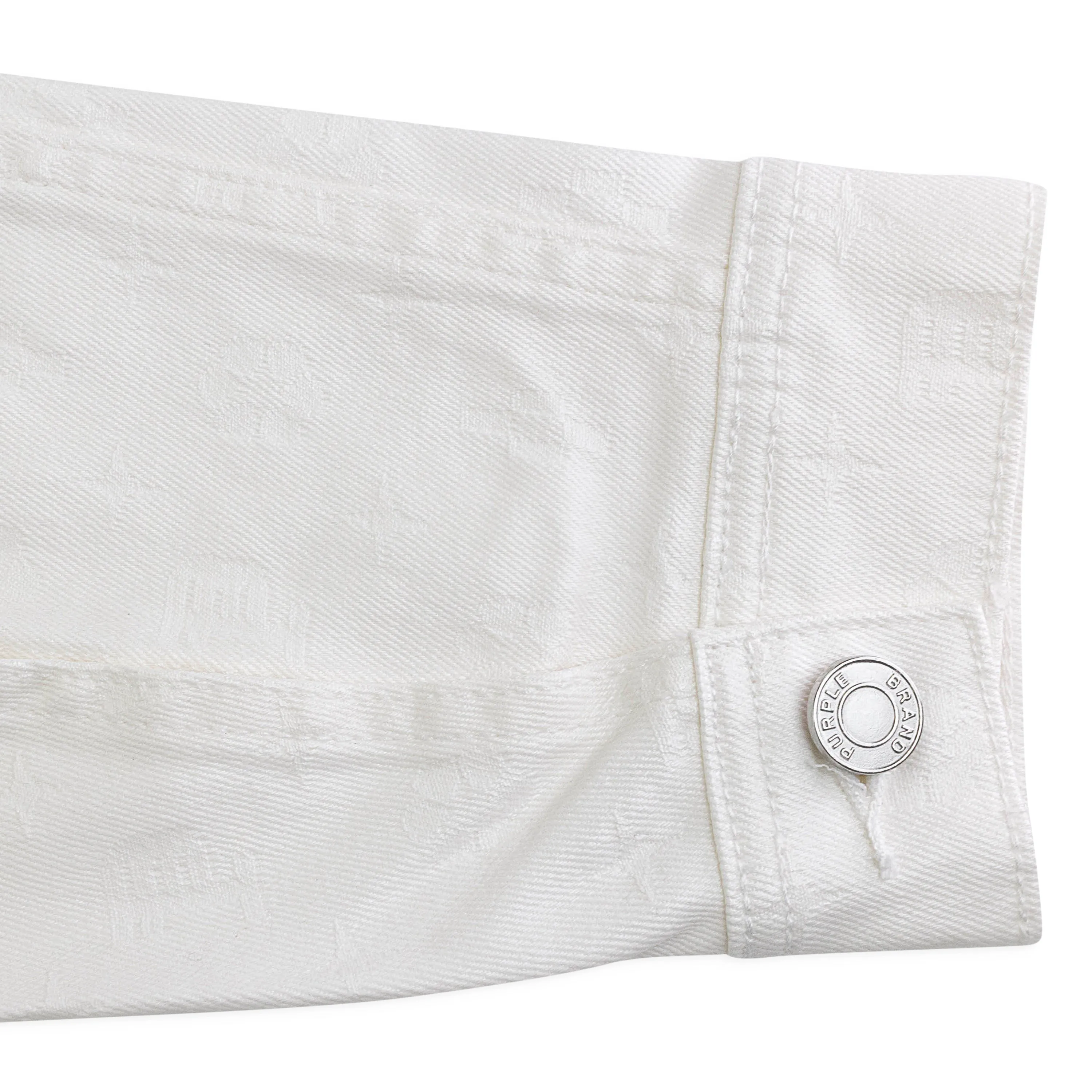 FILM MONOGRAM JACQUARD TRUCKER White DENIM JACKETS