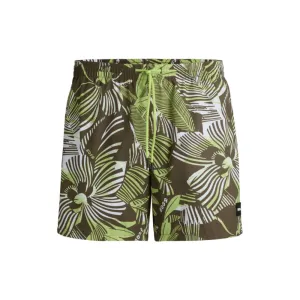 Fully lined swim shorts with seasonal print