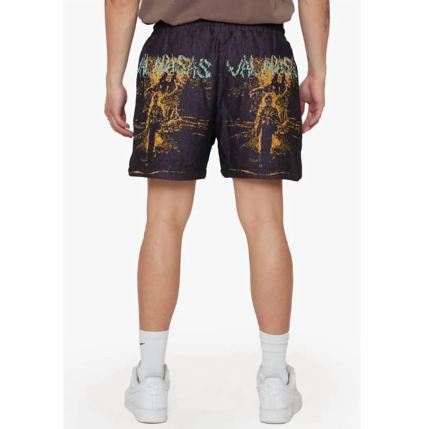 Ghost Hand Tapestry Short In Purple