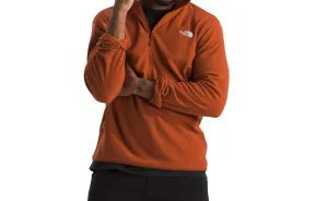 Glacier Fleece 1/2 Zip Jacket In Earthen Copper