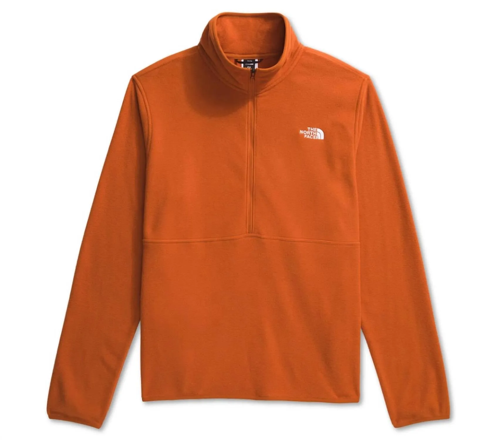 Glacier Fleece 1/2 Zip Jacket In Earthen Copper