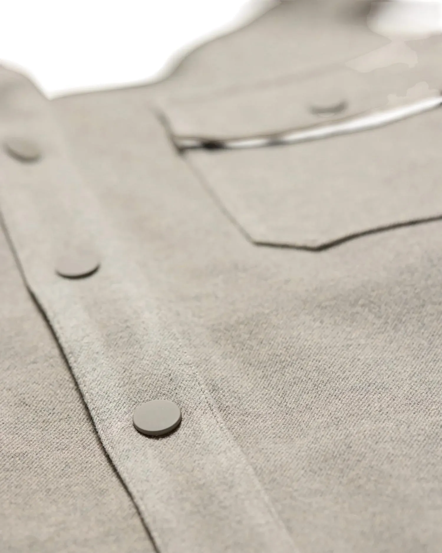Hamlin Premium Brushed Jacket In Oatmeal