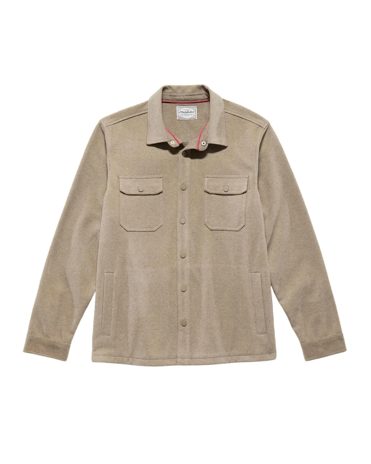 Hamlin Premium Brushed Jacket In Oatmeal