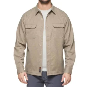 Hamlin Premium Brushed Jacket In Oatmeal