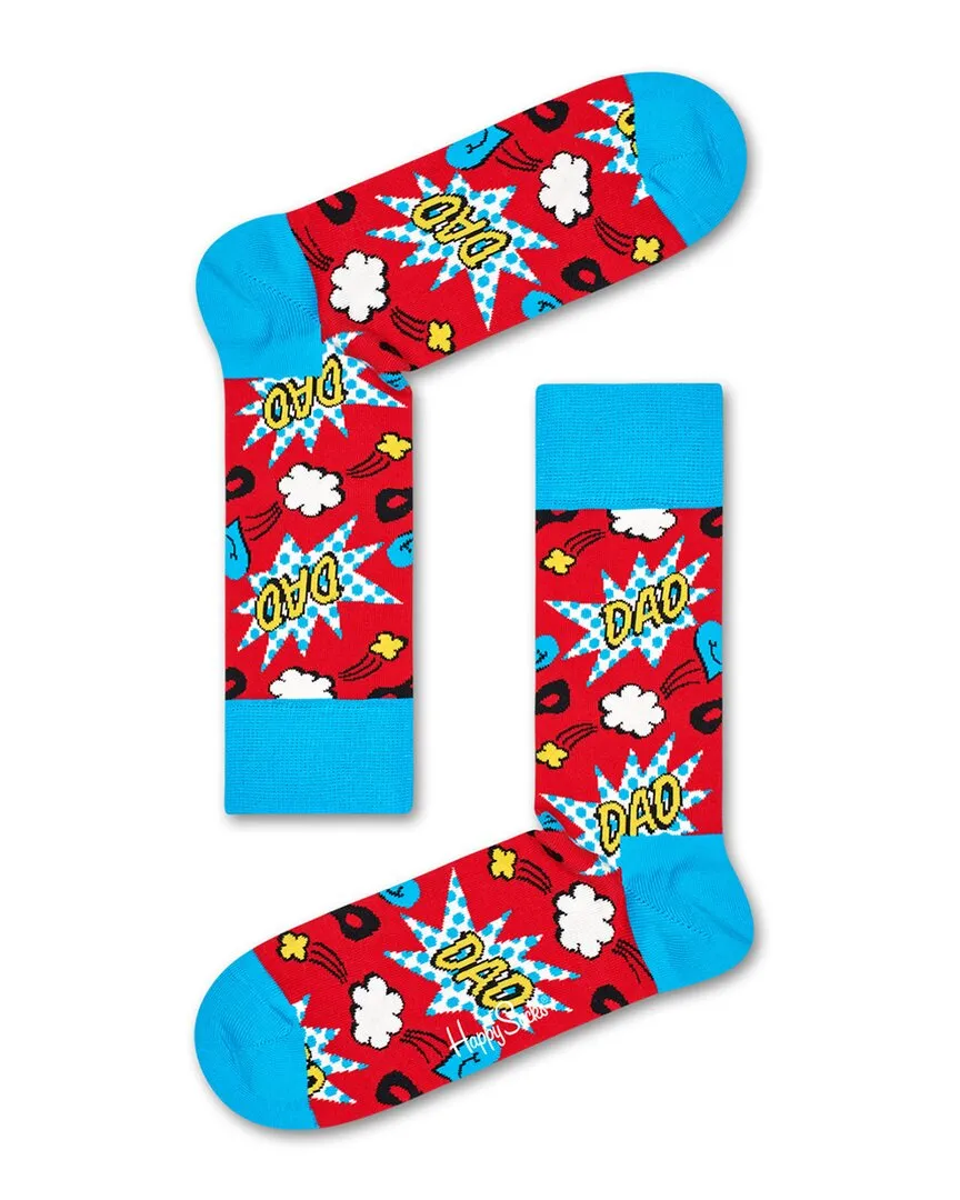 Happy Socks 3pk Super Dad Socks Gift Set