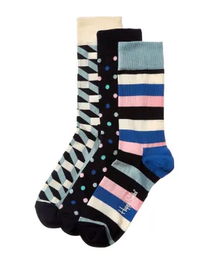 Happy Socks Filled Optic 3pk Gift Set