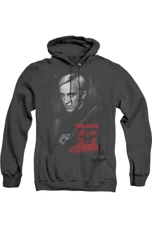 Harry Potter Draco Portrait Adult Heather Hoodie / Hooded Sweatshirt