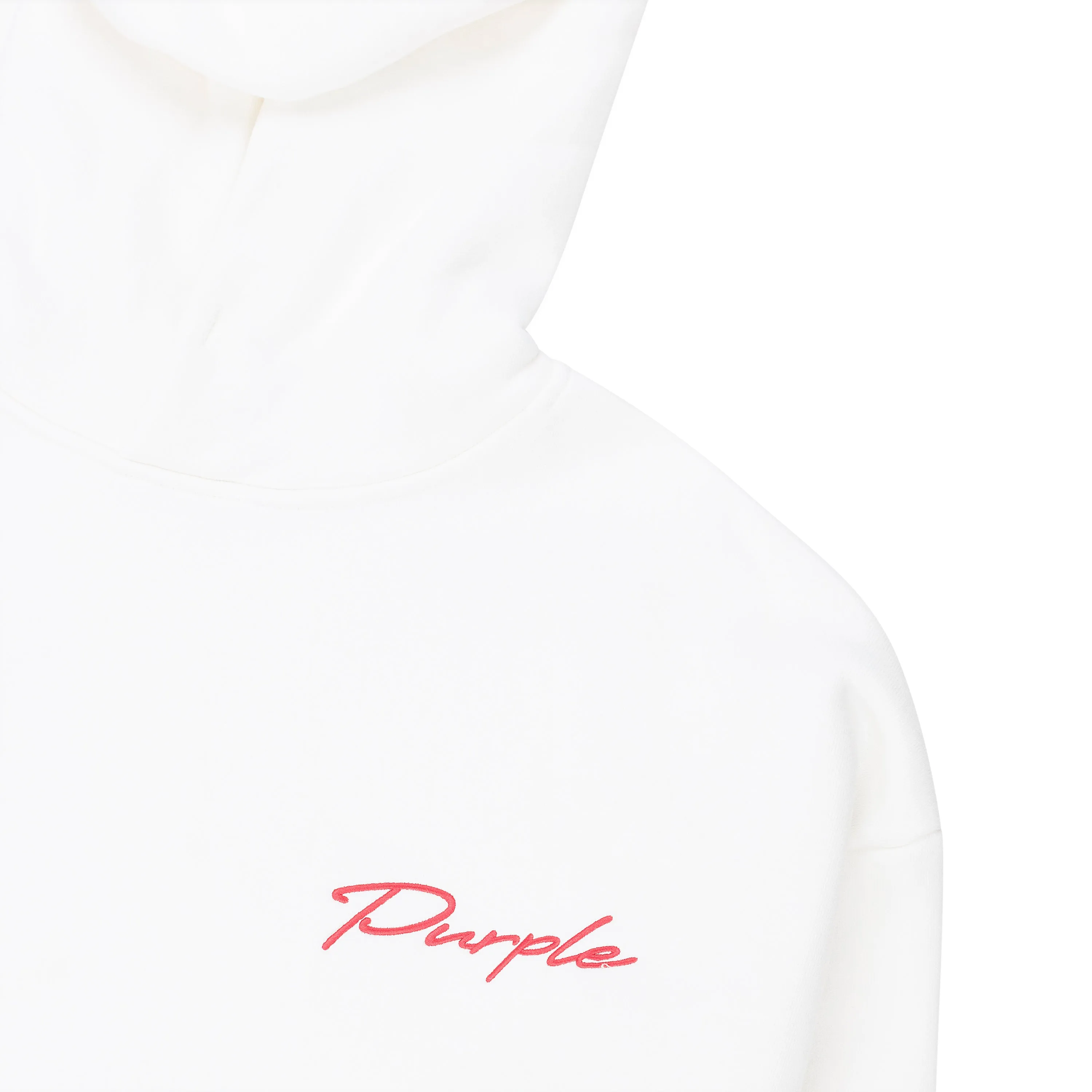 HEAVY FLEECE HOODY WHITE HOODIES & SWEATSHIRTS