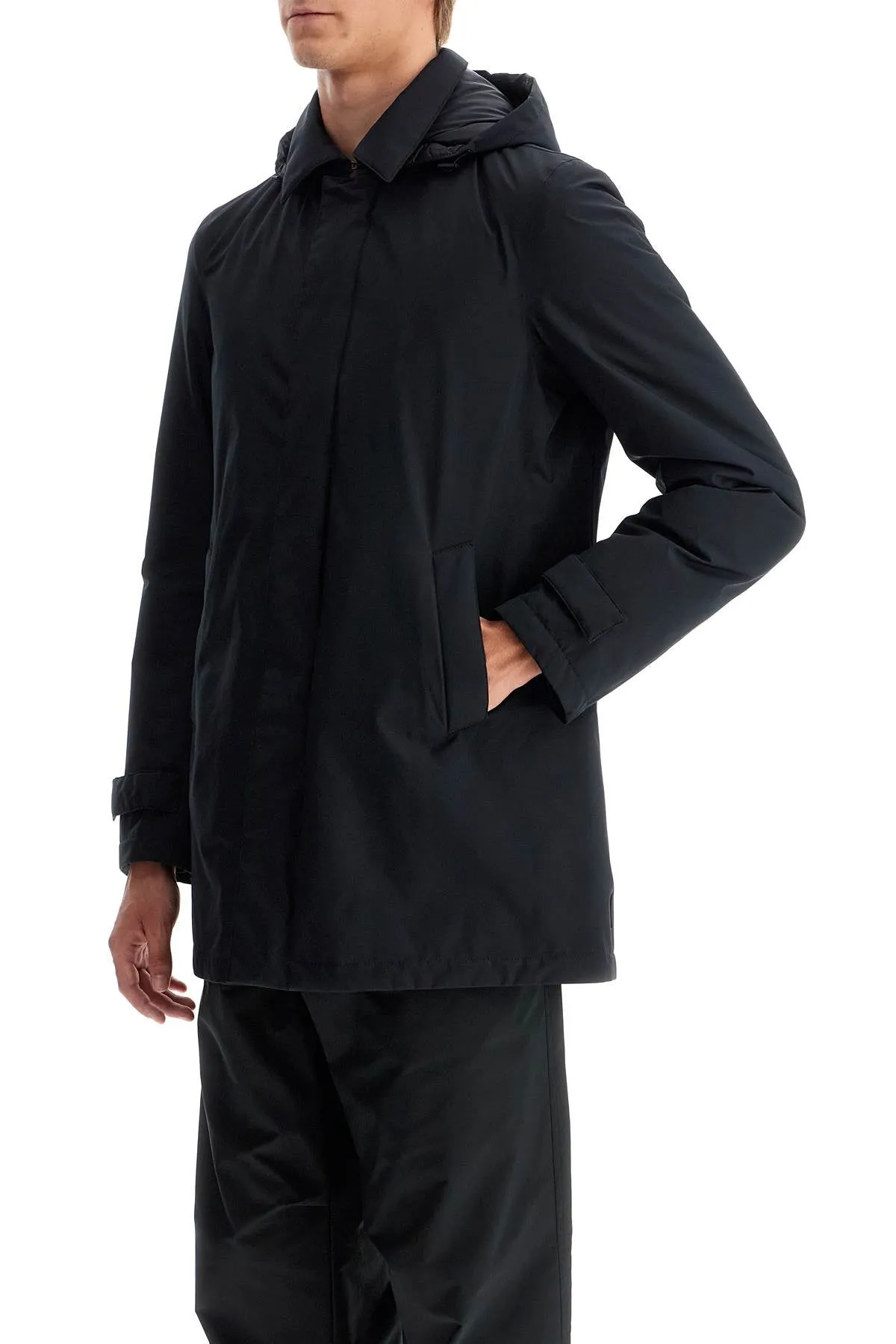 Herno Laminar Men's Laminar Padded Carcoat In Gore-Tex 2L