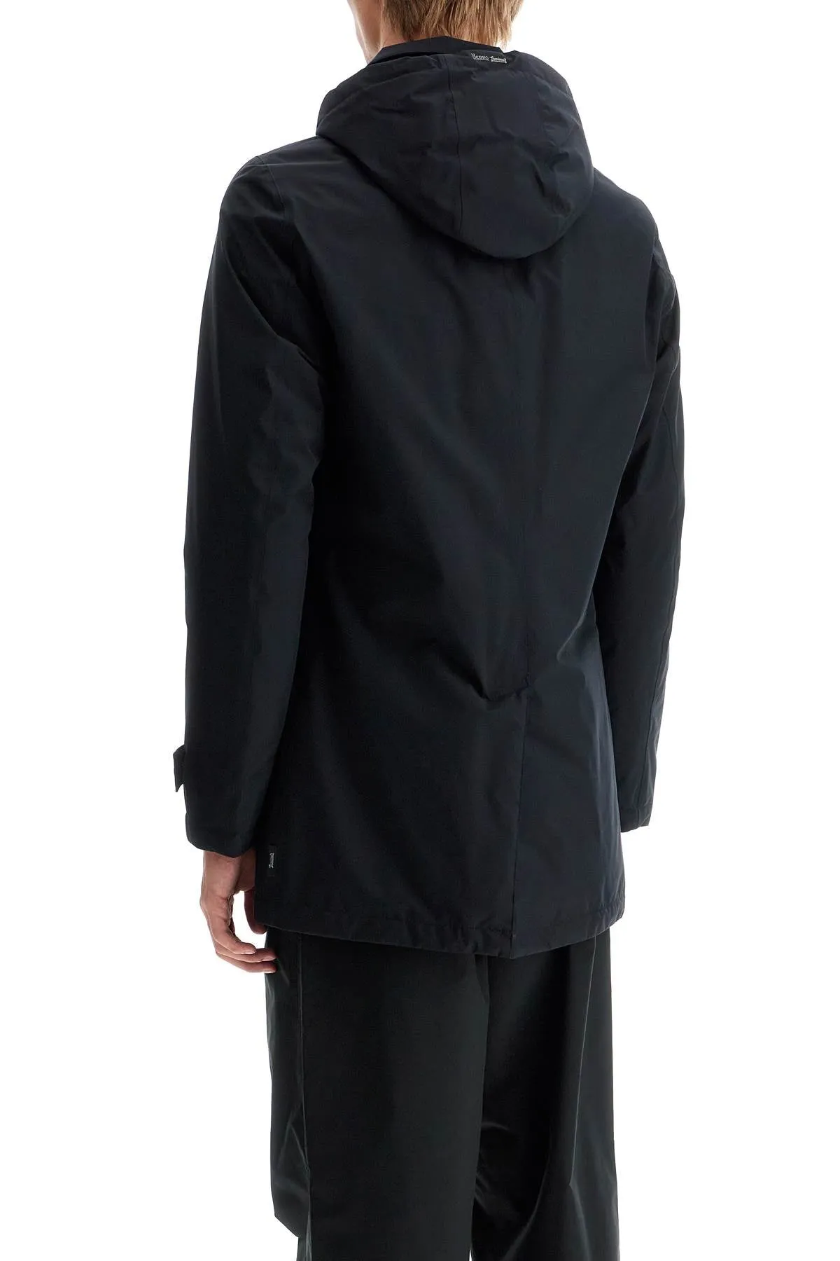 Herno Laminar Men's Laminar Padded Carcoat In Gore-Tex 2L