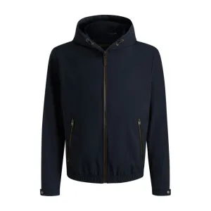 Hooded jacket in peached material