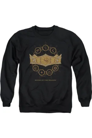 House Of The Dragon Crown Adult Crewneck Sweatshirt