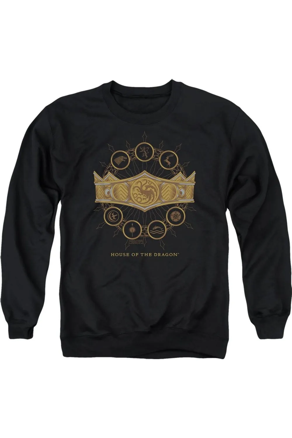 House Of The Dragon Crown Adult Crewneck Sweatshirt