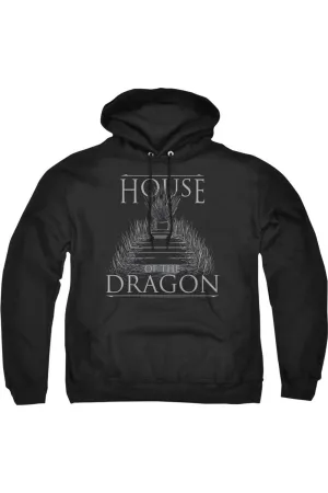 House Of The Dragon Sword Throne Adult Pull Over Hoodie / Hooded Sweatshirt